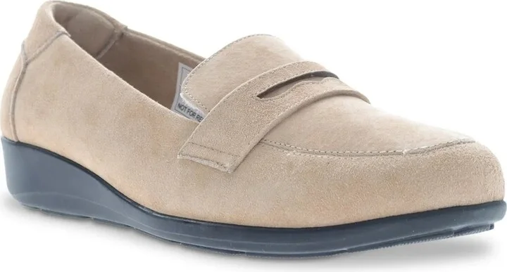 Beige Water-Resistant Suede