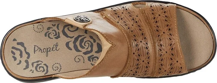 Propet Gertie Women's Shoes Beige : 6 M (B), Leather - Image 2
