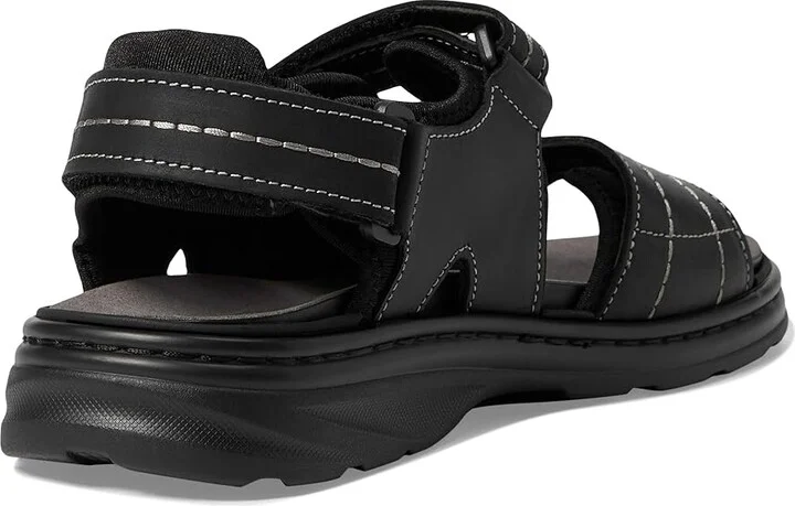 Propet Hudson Men's Sandals Black : 10 M (D), Leather - Image 4