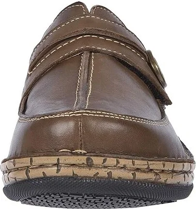 Propet Jana Women's Slip on Shoes Brown : 7.5 W (D), Leather/Full Grain leather - Image 6