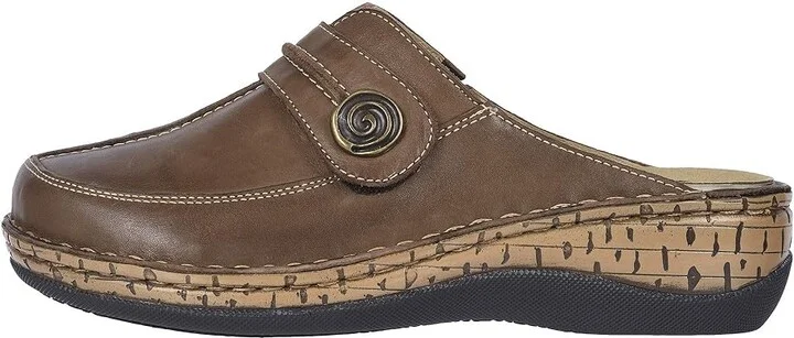 Propet Jana Women's Slip on Shoes Brown : 7.5 W (D), Leather/Full Grain leather - Image 7