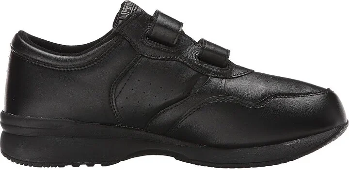 Propet Life Walker Strap Medicare/HCPCS Code = A5500 Diabetic Shoe Men's Hook and Loop Shoes Black : 7 M (D), Leather - Image 8