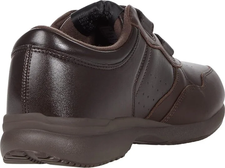 Propet Life Walker Strap Medicare/HCPCS Code = A5500 Diabetic Shoe Men's Hook and Loop Shoes Brown : 7.5 XX (5E), Leather - Image 4