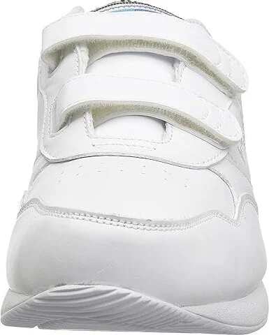 Propet Life Walker Strap Medicare/HCPCS Code = A5500 Diabetic Shoe Men's Hook and Loop Shoes White : 7.5 M (D), Leather - Image 6