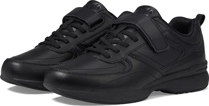 Propet Lifewalker Flex Women's Walking Shoes Black : 9.5 X (2E), Leather