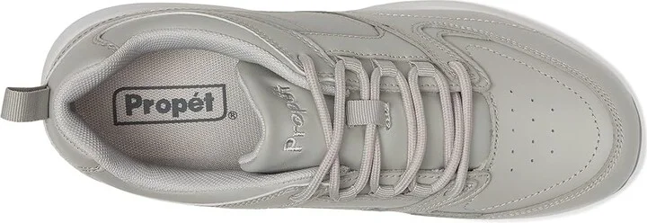 Propet Lifewalker Sport Women's Shoes Light Grey : 6 XX (4E), Leather - Image 2