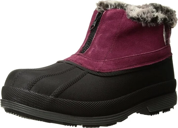 Propet Lumi Ankle Zip Women's Boots Berry : 6 M (B), Suede - Image 2