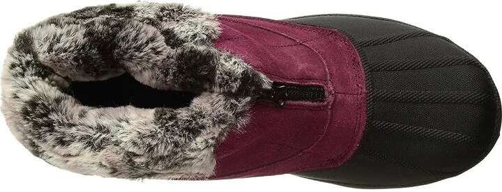 Propet Lumi Ankle Zip Women's Boots Berry : 6 M (B), Suede - Image 3