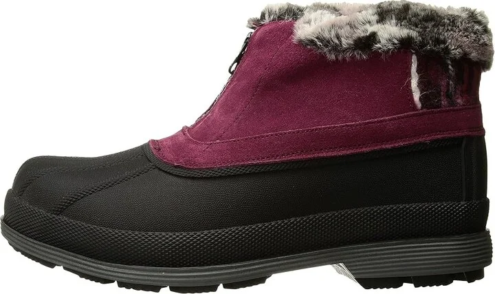 Propet Lumi Ankle Zip Women's Boots Berry : 6 M (B), Suede - Image 7