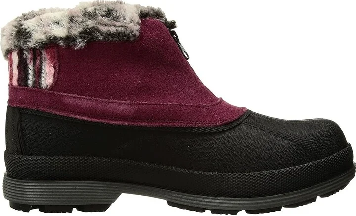 Propet Lumi Ankle Zip Women's Boots Berry : 6 M (B), Suede - Image 8