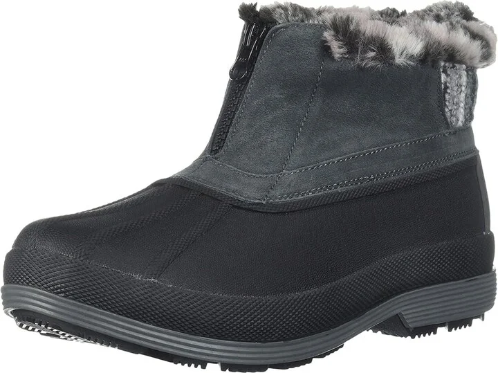 Propet Lumi Ankle Zip Women's Boots Grey : 6 M (B), Suede - Image 2