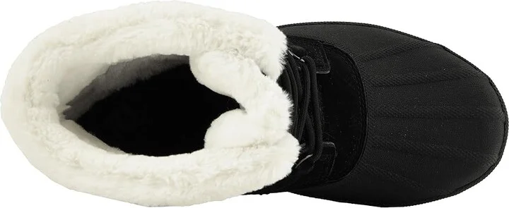 Propet Lumi Tall Lace Women's Boots Black/White : 6 XX (4E), Suede - Image 3