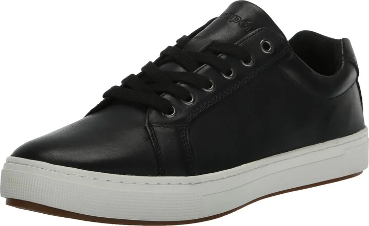 Propét Men's Koda Classic Leather Sneakers Black 11 Medium US