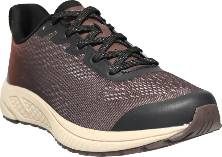 Propét Mens Propet One Evolve Athletic Sneaker Brown/Rust 10 X-Wide