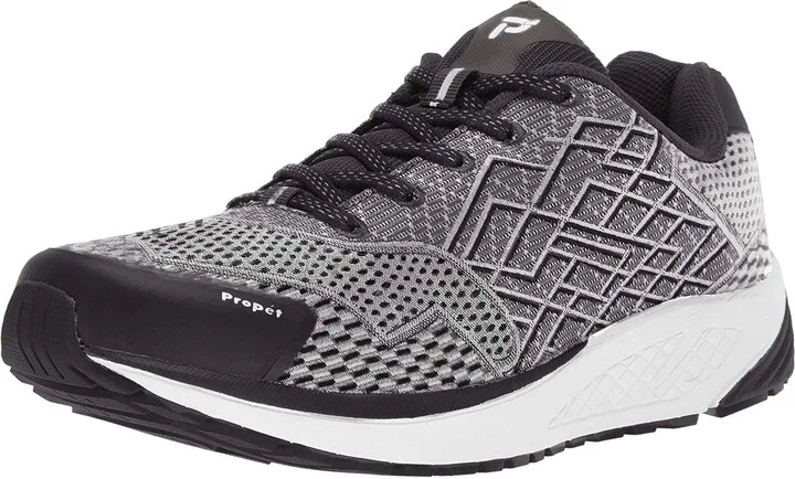 Propét Mens Propet One Running Sneakers Shoes - Grey - Size 8 4E