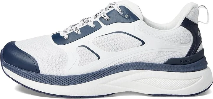 Propet Propet 392 Durocloud Men's Shoes White/Navy : 10 X (3E), Rubber/Synthetic - Image 6