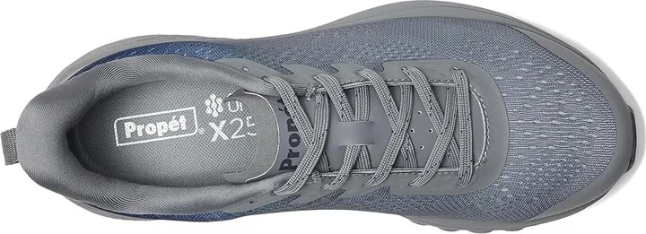 Propet Propet One Evolve Men's Walking Shoes Grey/Navy : 10 XX (5E), Textile - Image 2