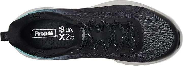 Propet Propet One Evolve Women's Shoes Black/Aqua : 5.5 M (B), Textile - Image 2