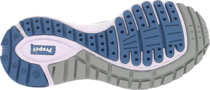 Propet Propet One Twin Strap Women's Shoes Grey/Blue : 9.5 M (B), Textile - Image 3