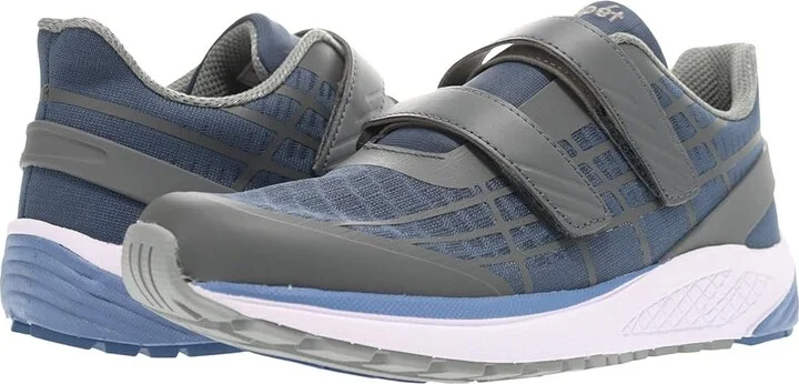 Propet Propet One Twin Strap Women's Shoes Grey/Blue : 9.5 M (B), Textile
