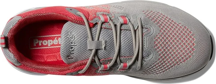 Propet Propet Ultra Women's Shoes Light Grey/Salmon : 10 XX (4E), Textile - Image 2