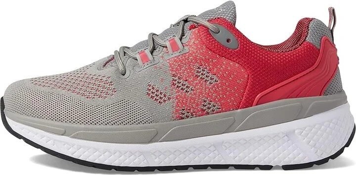 Propet Propet Ultra Women's Shoes Light Grey/Salmon : 10 XX (4E), Textile - Image 6