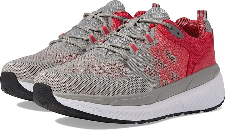 Propet Propet Ultra Women's Shoes Light Grey/Salmon : 10 XX (4E), Textile
