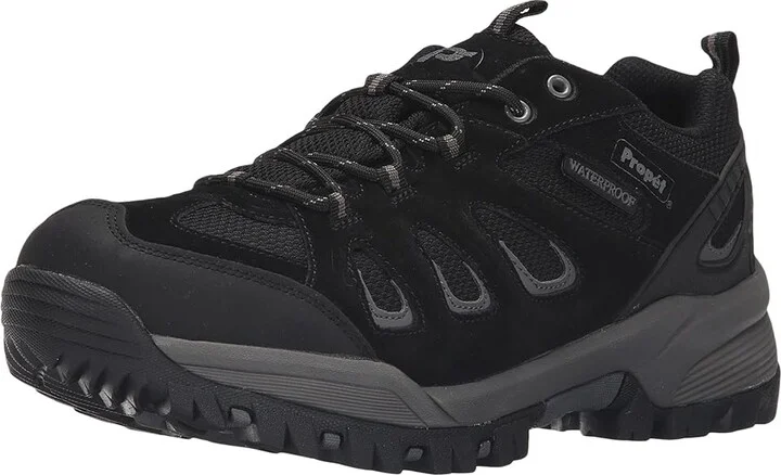 Propet Ridge Walker Low Men's Lace up casual Shoes Black : 8 E (W), Suede/Synthetic - Image 2