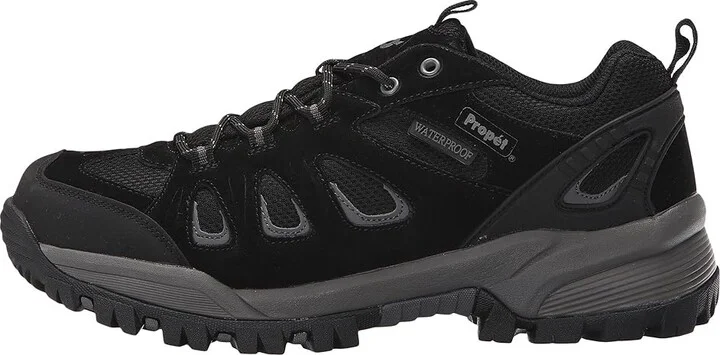 Propet Ridge Walker Low Men's Lace up casual Shoes Black : 8 E (W), Suede/Synthetic - Image 7