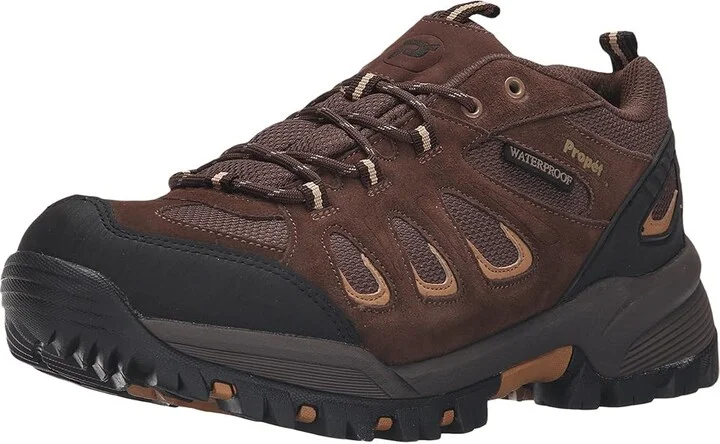 Propet Ridge Walker Low Men's Lace up casual Shoes Brown : 8 E (W), Suede/Synthetic - Image 2