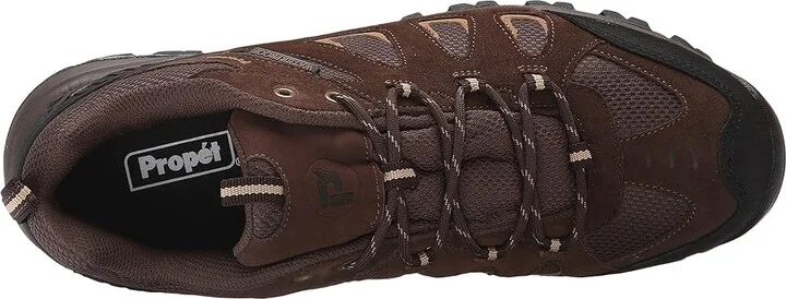 Propet Ridge Walker Low Men's Lace up casual Shoes Brown : 8 E (W), Suede/Synthetic - Image 3