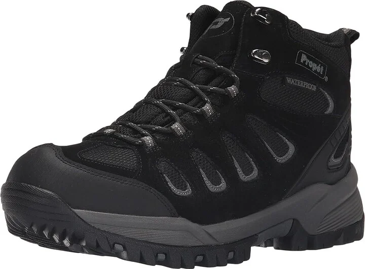 Propet Ridge Walker Men's Lace-up Boots Black : 8 E (W), Suede/Textile - Image 2