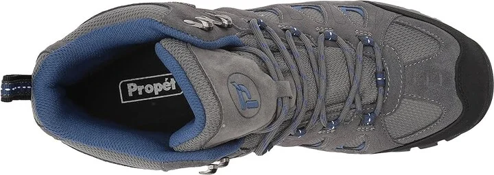 Propet Ridge Walker Men's Lace-up Boots Grey/Blue : 9.5 E (W), Suede/Textile - Image 3