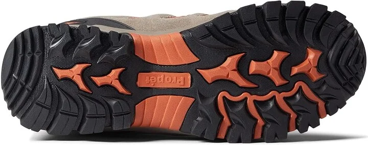 Propet Ridge Walker Men's Lace-up Boots Gunsmoke/Orange : 8 E (W), Suede/Textile - Image 3