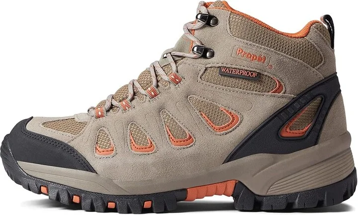 Propet Ridge Walker Men's Lace-up Boots Gunsmoke/Orange : 8 E (W), Suede/Textile - Image 5