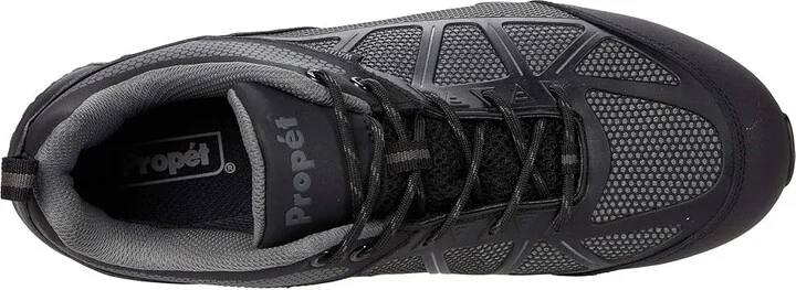 Propet Seeley II Men's Shoes Black/Grey : 8 XX (5E), Synthetic/Leather - Image 2
