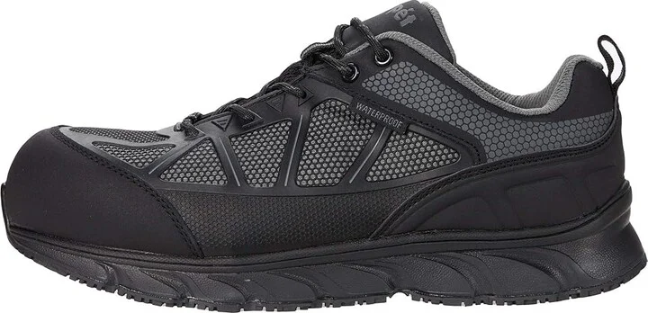 Propet Seeley II Men's Shoes Black/Grey : 8 XX (5E), Synthetic/Leather - Image 6