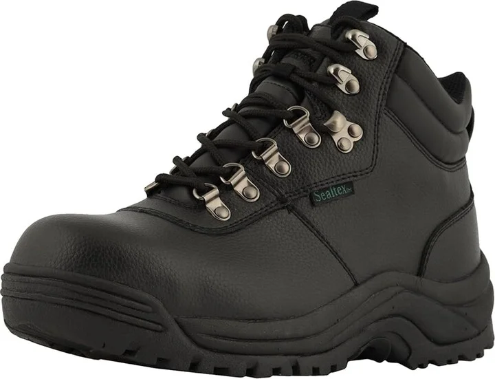 Propet Shield Worker Men's Shoes Black : 14 XX (5E), Leather - Image 2