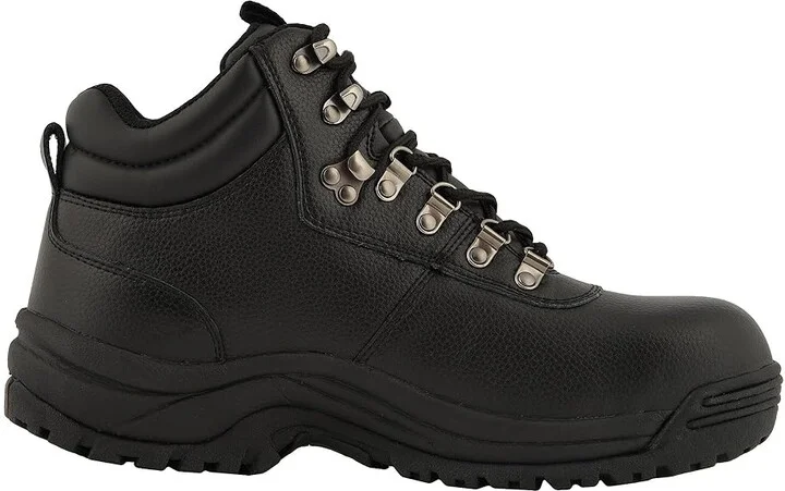 Propet Shield Worker Men's Shoes Black : 14 XX (5E), Leather - Image 8