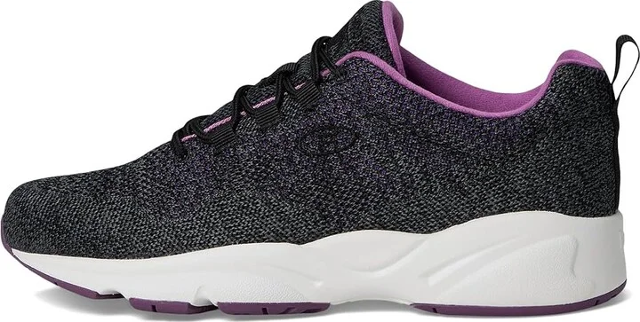Propet Stability Fly Women's Lace up casual Shoes Black/Berry : 10.5 XX (4E), Textile - Image 7