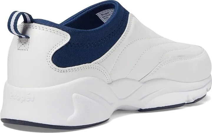 Propet Stability Slip-On Women's Shoes Grey : 7.5 XX (4E), Leather/Rubber - Image 9