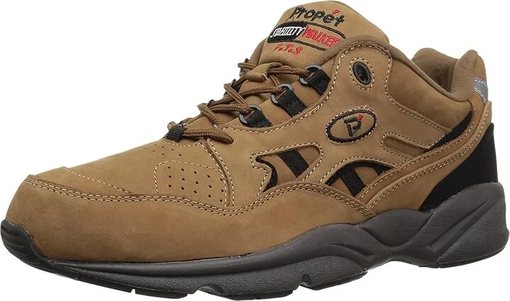 Propet Stability Walker Medicare/HCPCS Code = A5500 Diabetic Shoe Men's Walking Shoes Chocolate/Brown Nubuck : 7.5 XX (5E) - Image 2