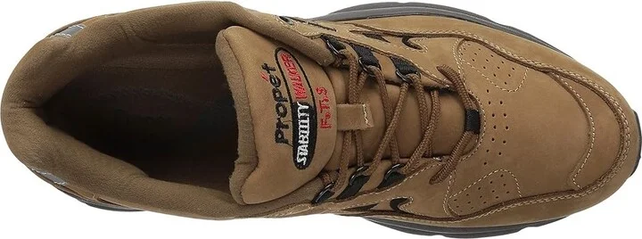 Propet Stability Walker Medicare/HCPCS Code = A5500 Diabetic Shoe Men's Walking Shoes Chocolate/Brown Nubuck : 7.5 XX (5E) - Image 3
