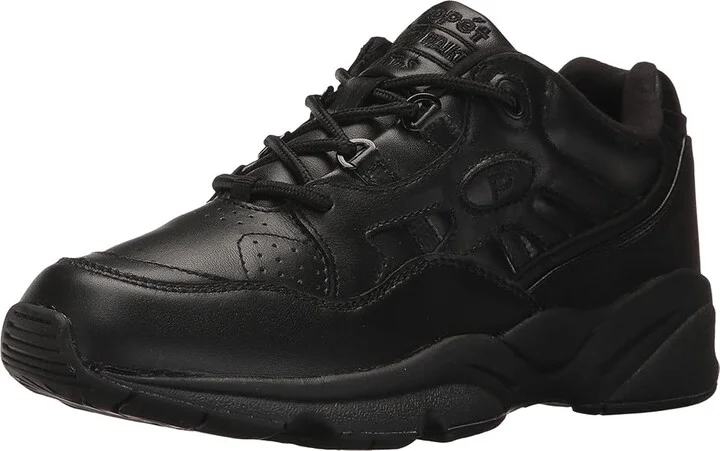 Propet Stability Walker Medicare/HCPCS Code = A5500 Diabetic Shoe Women's Walking Shoes Black Leather : 7 N (AA) - Image 2