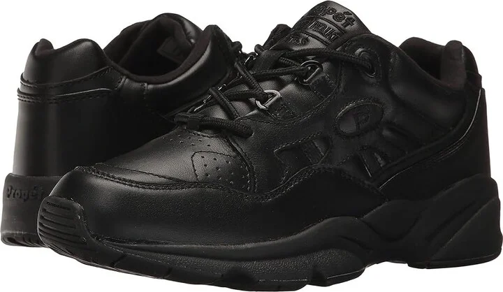 Propet Stability Walker Medicare/HCPCS Code = A5500 Diabetic Shoe Women's Walking Shoes Black Leather : 7 N (AA)