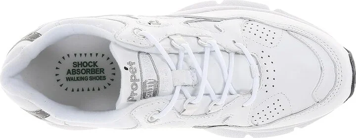 Propet Stability Walker Medicare/HCPCS Code = A5500 Diabetic Shoe Women's Walking Shoes White Leather : 5 M (B) - Image 3
