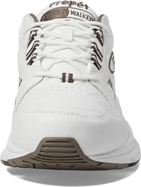 Propet Stability Walker Men's Shoes White/Taupe : 11.5 E (W), Suede - Image 5