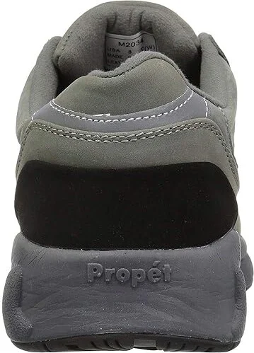 Propet Stability Walker Men's Shoes White/Taupe : 11.5 E (W), Suede - Image 10