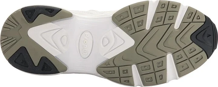 Propet Stability Walker Strap Men's Shoes White : 7.5 XX (5E), Leather - Image 4