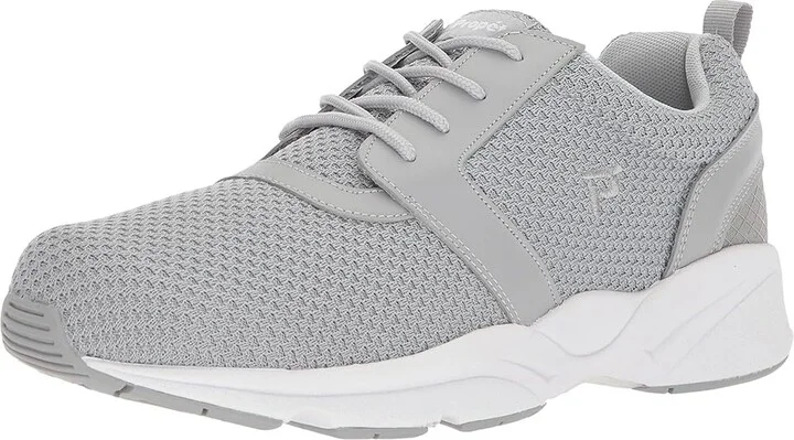 Propet Stability X Men's Shoes Light Grey : 7 XX (5E), Leather/Textile - Image 2